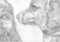 Man's best friend, Pencil by Kim